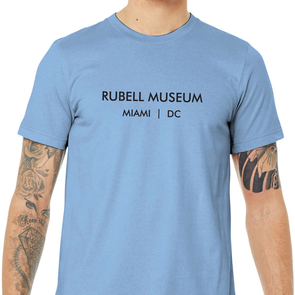 RM Miami DC T-Shirt (Baby Blue Tee / Black Text)