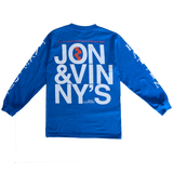 Jon & Vinny’s Eat In, Take Out Slauson Long Sleeve Shirt (Royal)