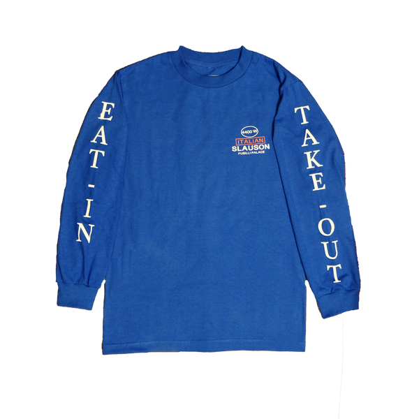 Jon & Vinny’s Eat In, Take Out Slauson Long Sleeve Shirt (Royal)