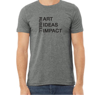 Rubell Art Ideas Impacts Grey T-Shirt
